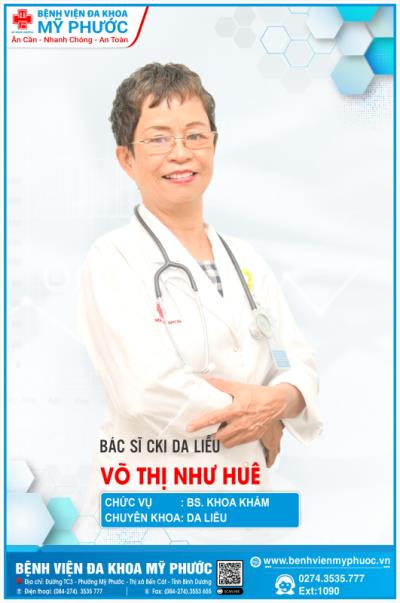 BÁC SĨ CKI DA LIỄU: VÕ THỊ NHƯ HUÊ