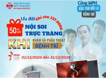 QUÀ TẶNG TRI ÂN THÁNG 12- GIẢM NGAY 50% CHI PHÍ NỘI SOI TRỰC TRÀNG 